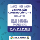 Vacinação contra Covid-19 - Sábado 15/01/2021